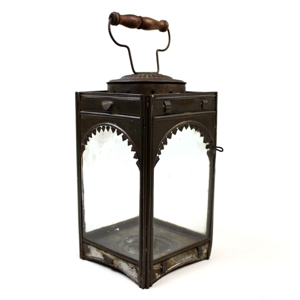 1820s - 1830s tin candle lantern