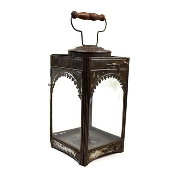 1820s - 1830s tin candle lantern