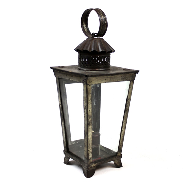 1820s - 1830s tin candle lantern