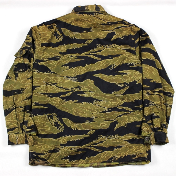 Scarce  gold tiger stripes shirt w/ modifications