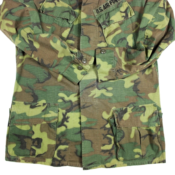 ERDL camouflage jungle fatigue / combat shirt - USAF