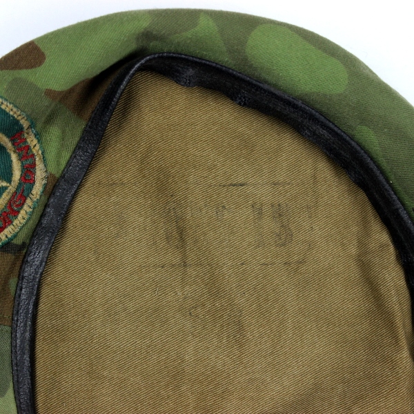 ARVN Phong Dinh PRU ranger pattern camouflage beret