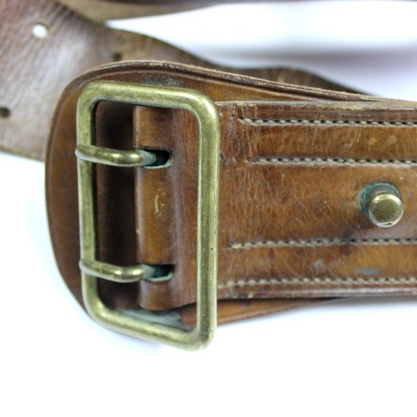 British made Sam Browne officer belt w/ strap