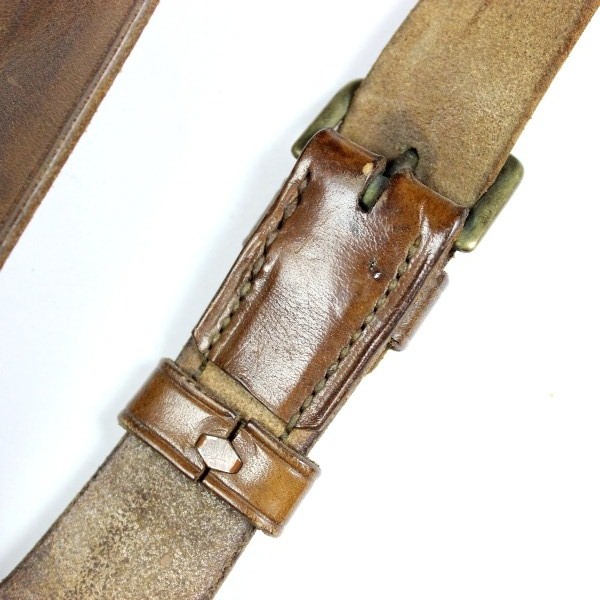 British made Sam Browne officer belt w/ strap