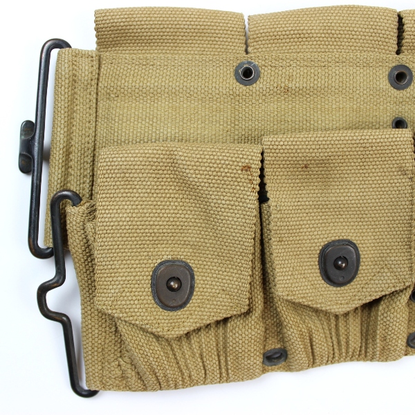 M1910 US Army dismounted rifle cartridge belt - Mills 1918