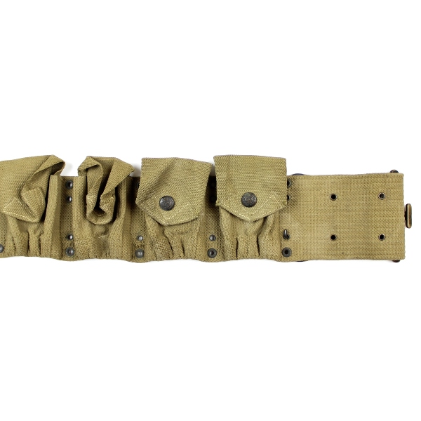 M1903/07 pre-WWI US Army cavalry rifle cartridge belt - Mills