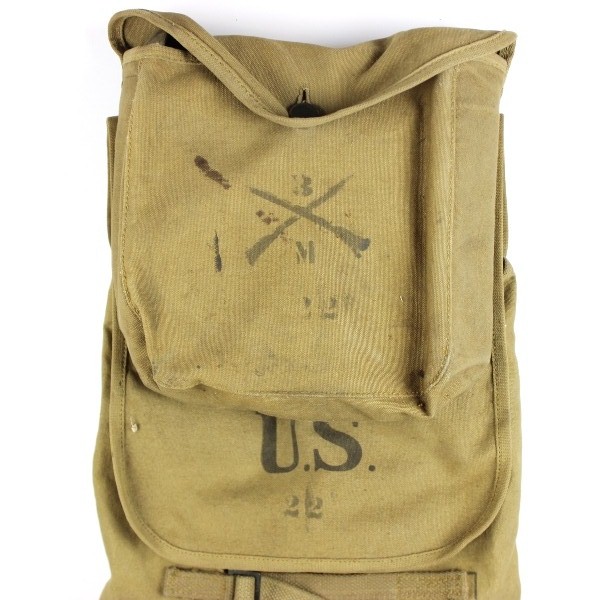 M1910 canvas haversack w/ complete mess kit - 1918