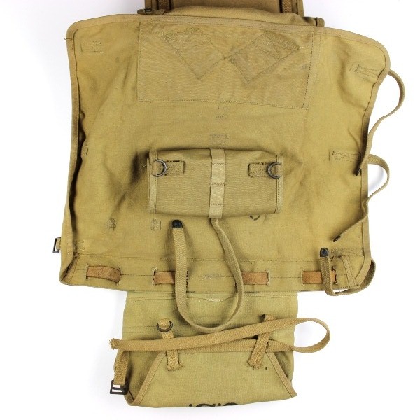 M1910 canvas haversack w/ complete mess kit - 1918