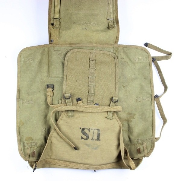 M1910 canvas haversack w/ complete mess kit - 1918