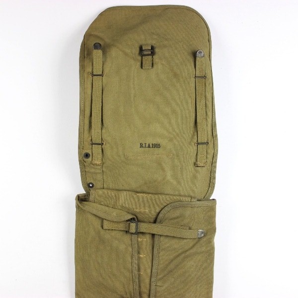 M1910 canvas haversack w/ complete mess kit - R.I.A. 1915