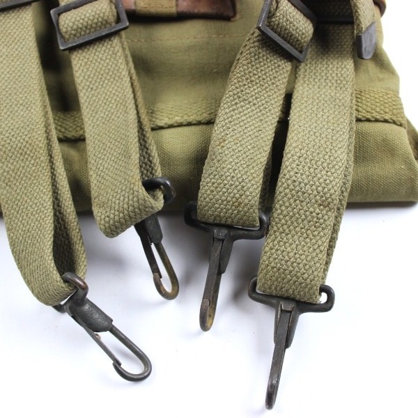 M1910 canvas haversack w/ complete mess kit - R.I.A. 1915