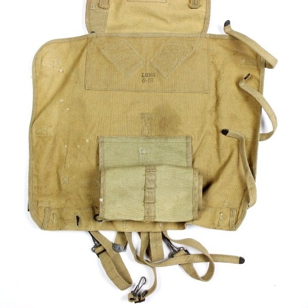 M1910 canvas haversack - R.H. Long 1918