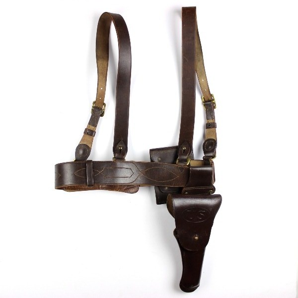 M1921 Sam Browne officer belt w/ holster and mag. pouch