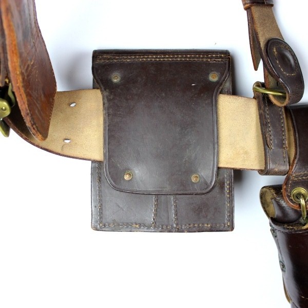 M1921 Sam Browne officer belt w/ holster and mag. pouch