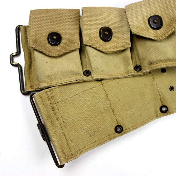 M1910 US Army dismounted rifle cartridge belt - 1917/1918