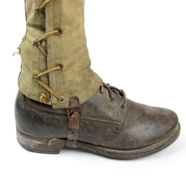 M1917 trench roughout leather boots - 7 1/2 EE