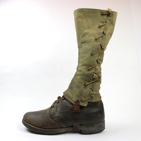 M1917 trench roughout leather boots - 7 1/2 EE