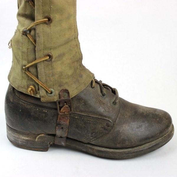 M1917 trench roughout leather boots - 7 1/2 EE