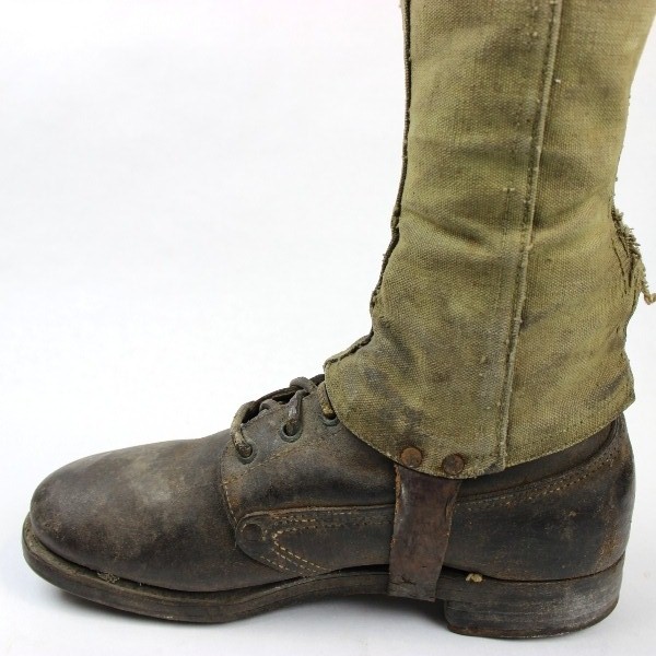 M1917 trench roughout leather boots - 7 1/2 EE