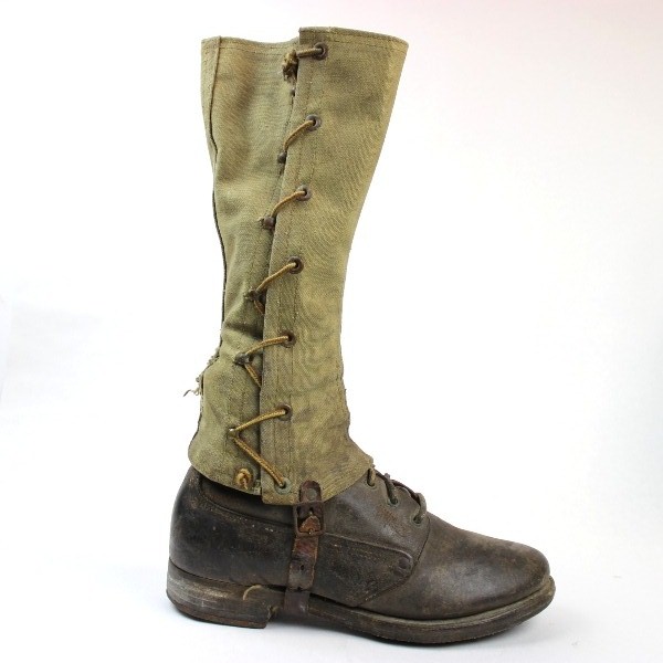 M1917 trench roughout leather boots - 7 1/2 EE