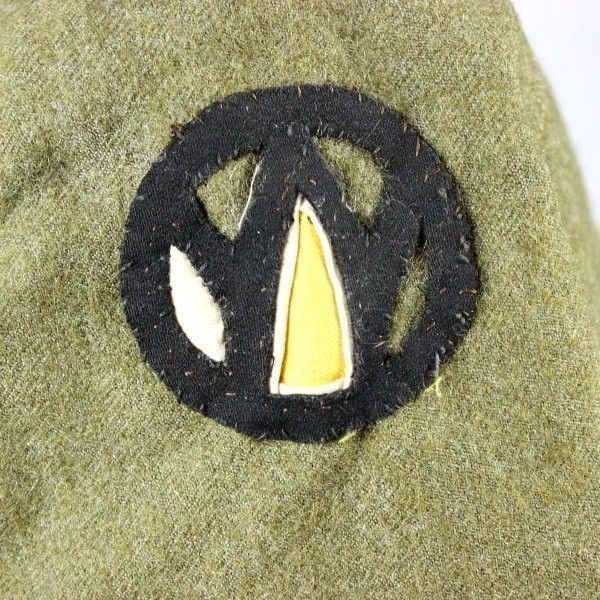 M1912 OD wool service tunic w/ cap - Signal Corps - 89th ID