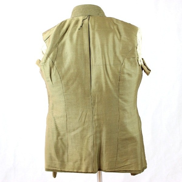 Custom tailored artillery officer OD wool tunic