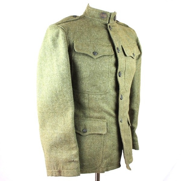 M1917 OD Wool service tunic - Medical Corps - Ided