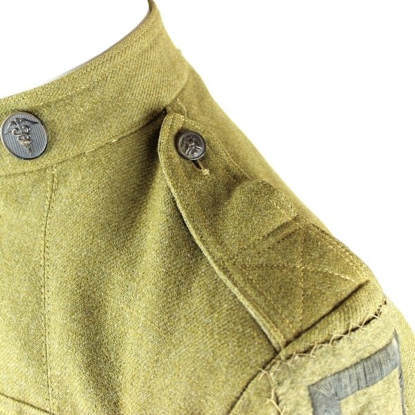 M1917 OD Wool service tunic - Medical Corps - 1st Army