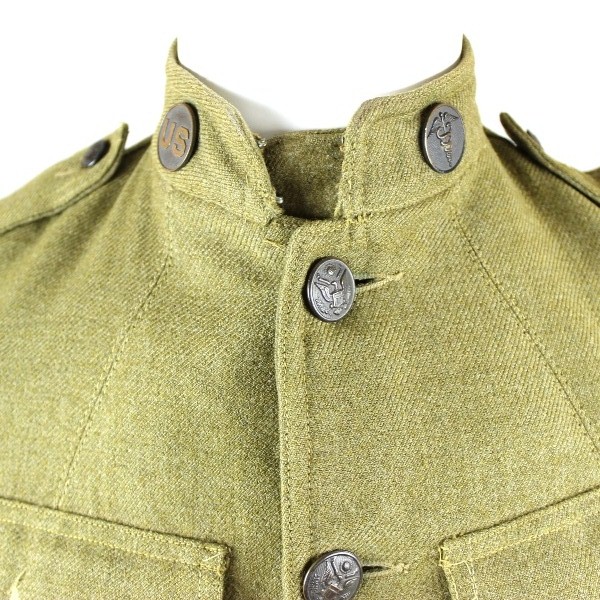 M1917 OD Wool service tunic - Medical Corps - 1st Army