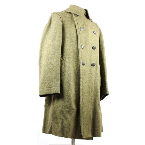 M1918 wool service overcoat - identified