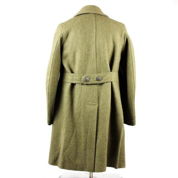 M1918 wool service overcoat - identified