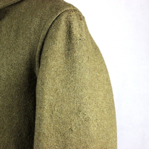 M1918 wool service overcoat - identified