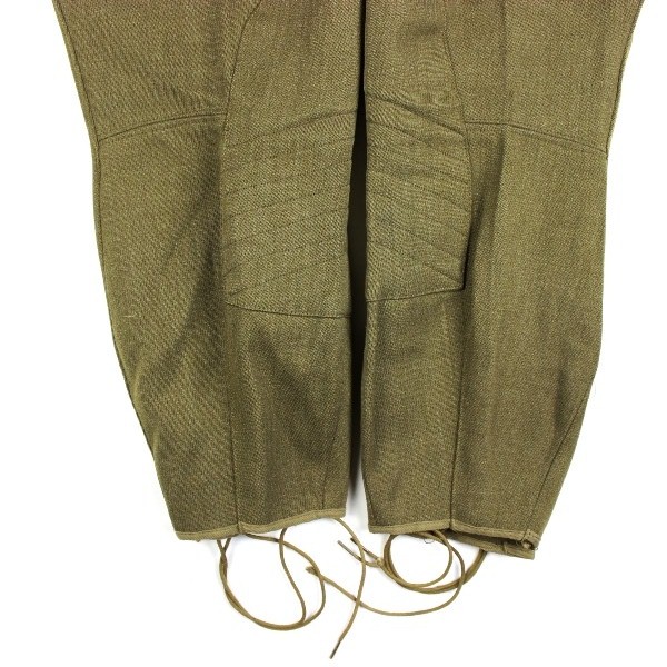 OD wool service trousers - W33 L25