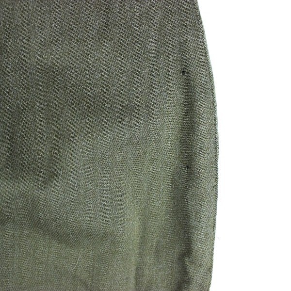 OD wool service trousers - W33 L25