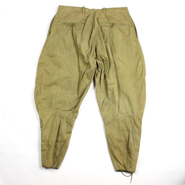 Khaki cotton service trousers - W32 L24