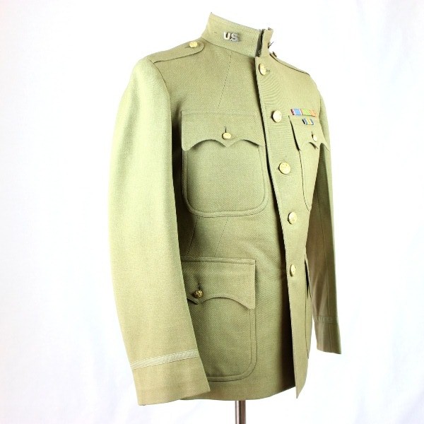 1920 OD wool officer tunic and breeches - Ided