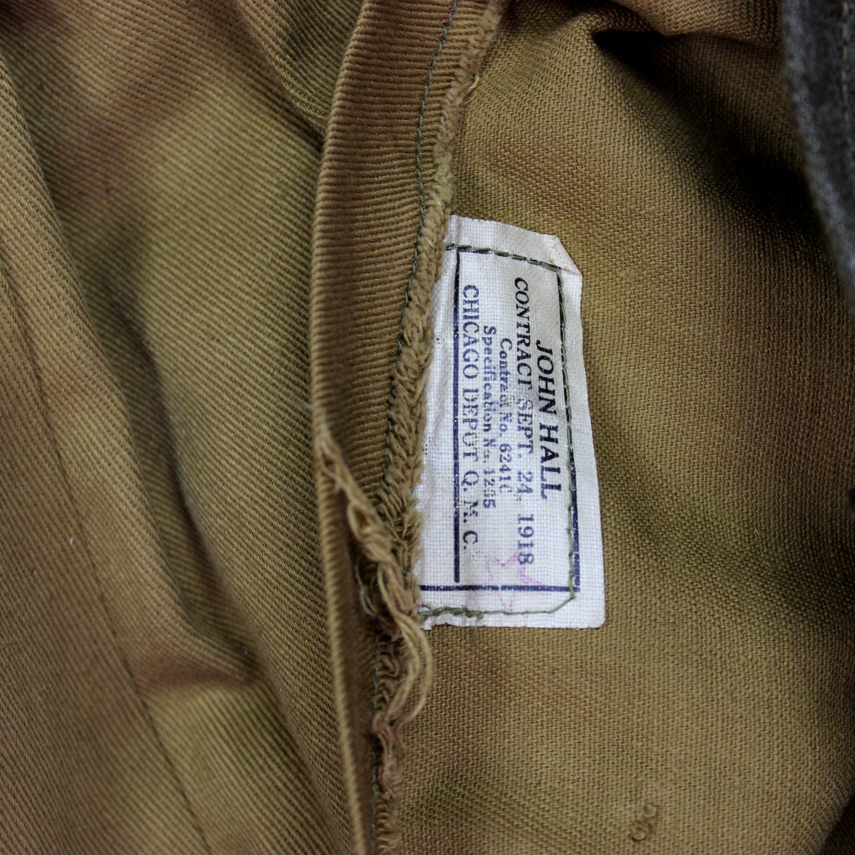 M1918 OD wool Pershing type service coat w/ matching breeches