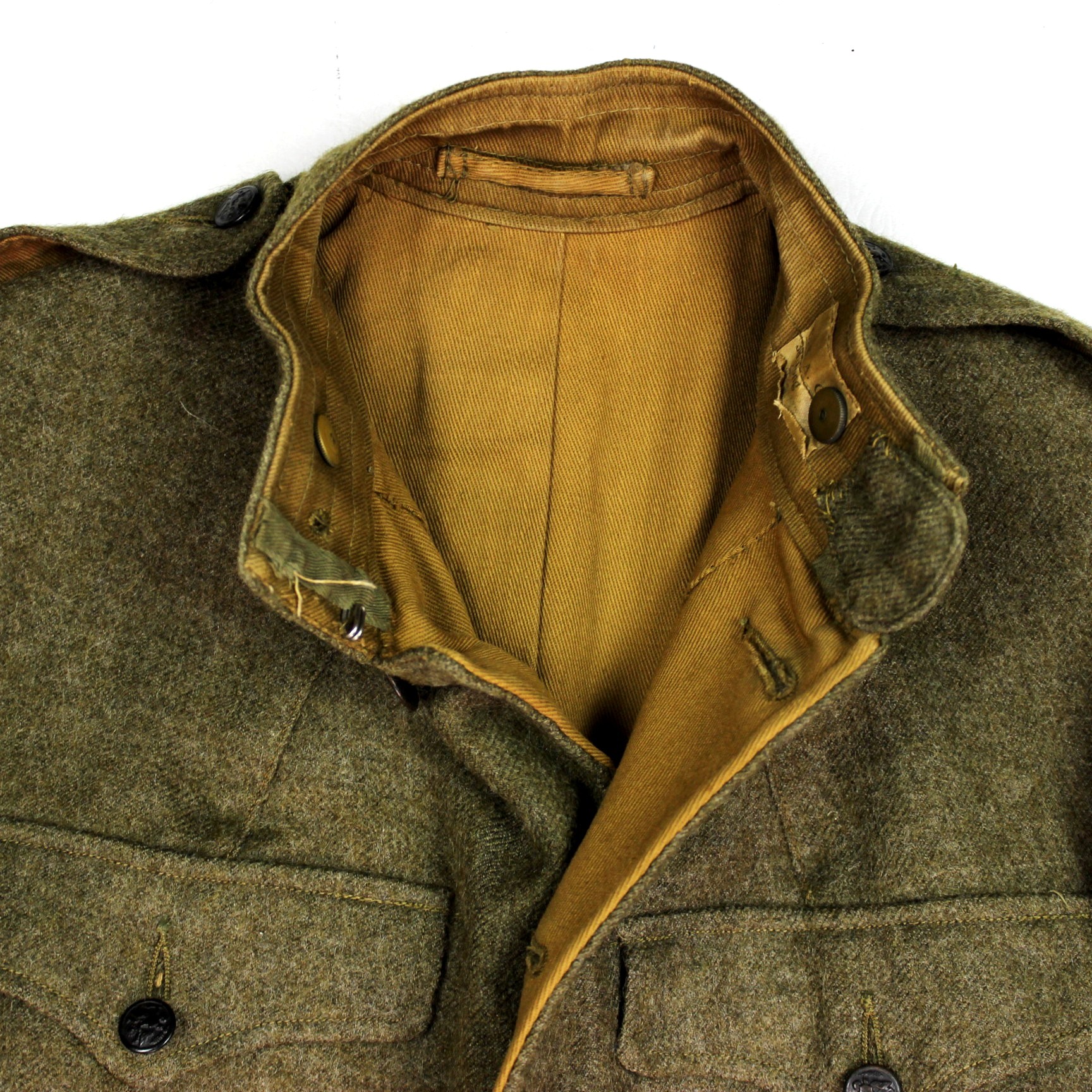 M1918 OD wool Pershing type service coat w/ matching breeches