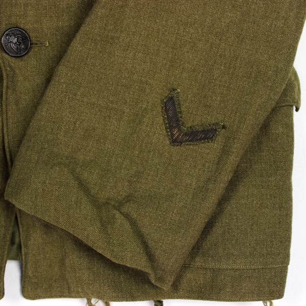 M1917 OD wool service coat - 29th Infantry Division