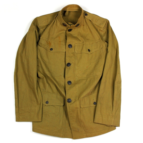 M1911 khaki / tan cotton service coat - Infantry