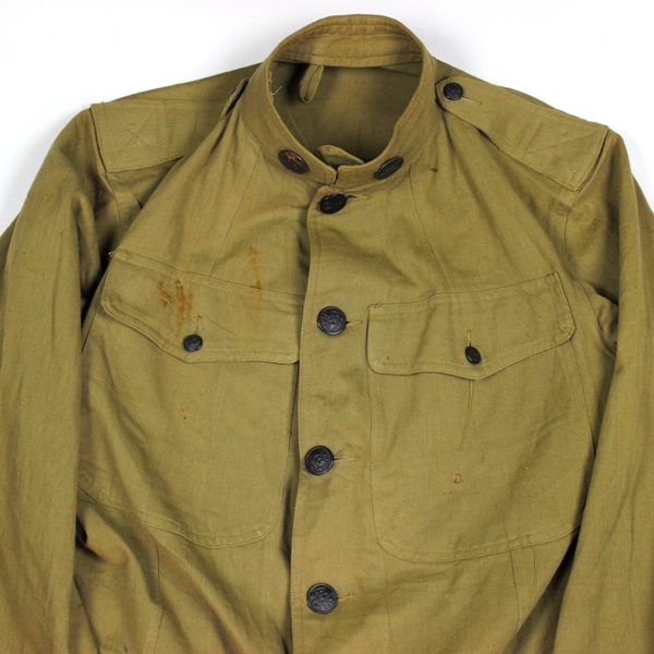 M1911 khaki / tan cotton service coat - Infantry