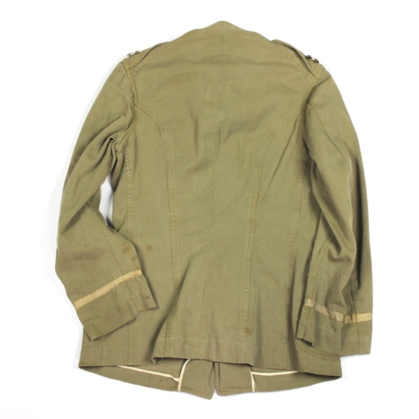 Officers khaki / tan cotton service coat - US NA Infantry