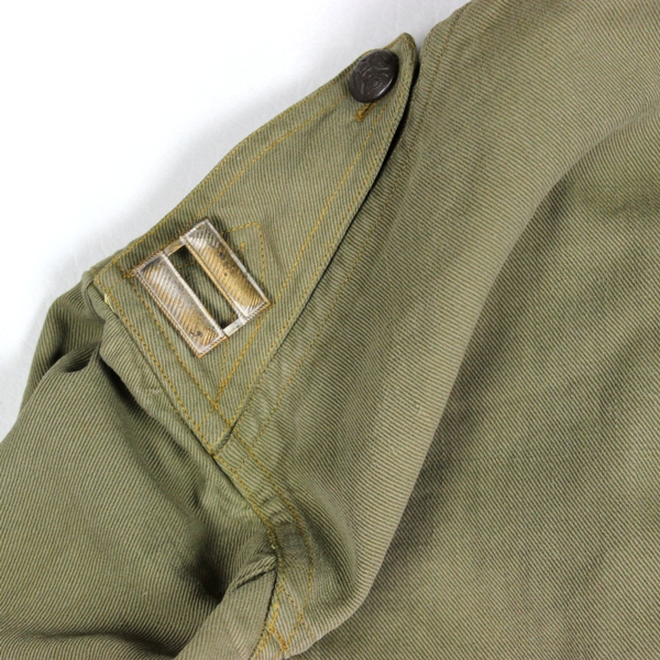 Officers khaki / tan cotton service coat - US NA Infantry