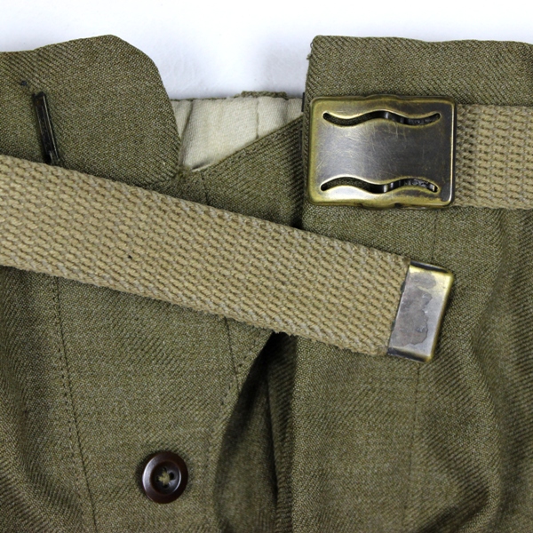 Officers OD wool service coat and breeches - Sanitary Corps