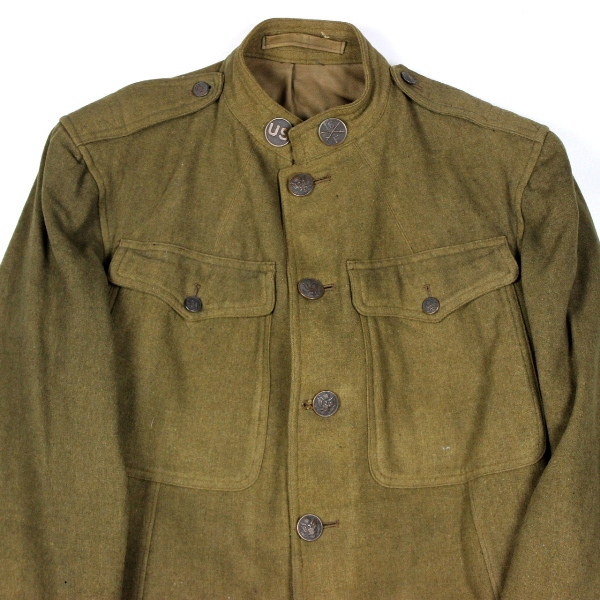 M1917 OD wool service coat w/ breeches - 16th CAV