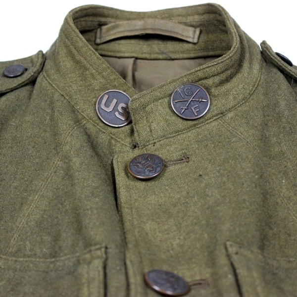 M1917 OD wool service coat w/ breeches - 16th CAV