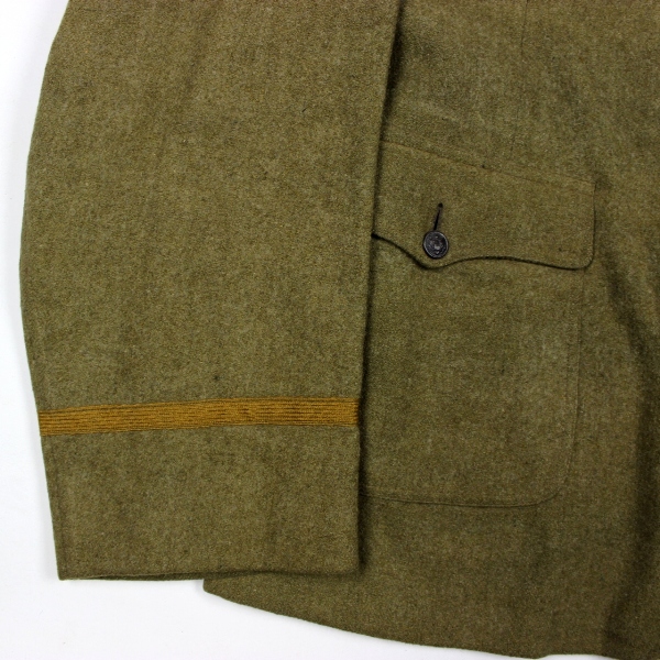 Officers OD wool service coat w/ breeches - Large size