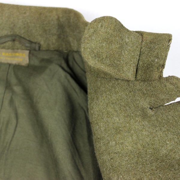 Officers OD wool service coat w/ breeches - Large size