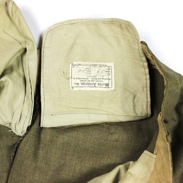 M1917 OD wool service coat, breeches - district of Paris