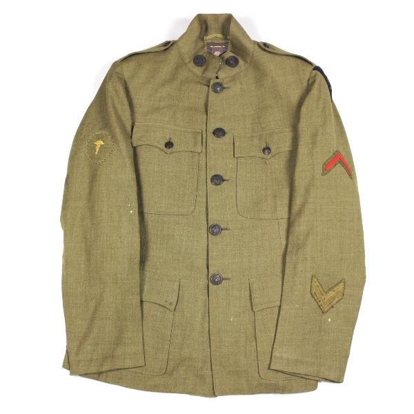 M1917 OD wool service coat, breeches - district of Paris